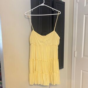 Princess Polly Light Yellow Dress